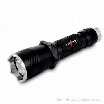 3W Cree XP-G R5 LED Tactical Flashlight with 335lm Output and Lithium-ion Battery